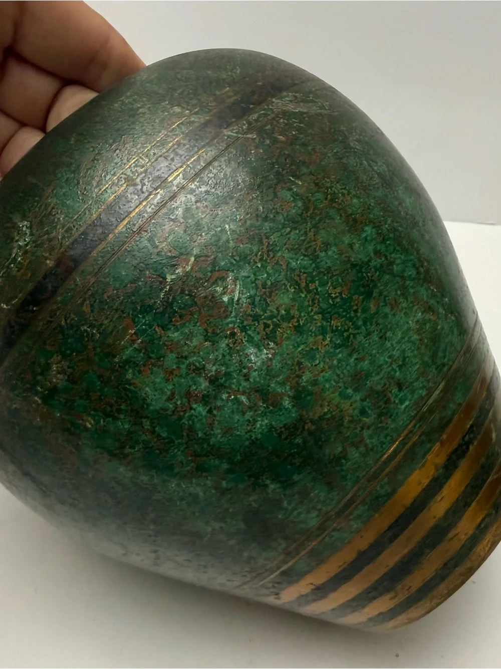 Vintage Carl Sorensen Signed Art Deco Bronze Vase - Picture 6 of 14